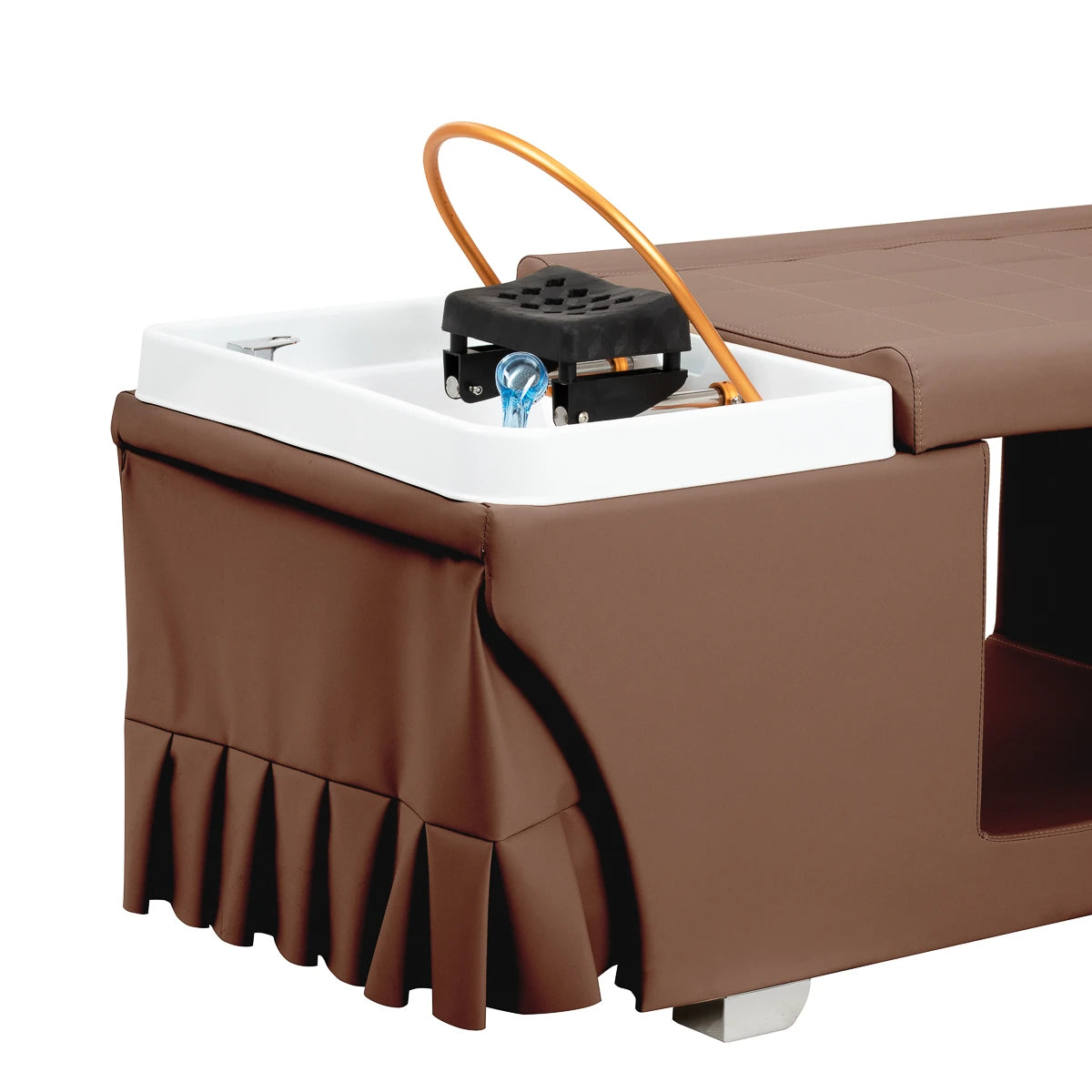 Gabbiano Head Spa Maldives hair washing bed brown