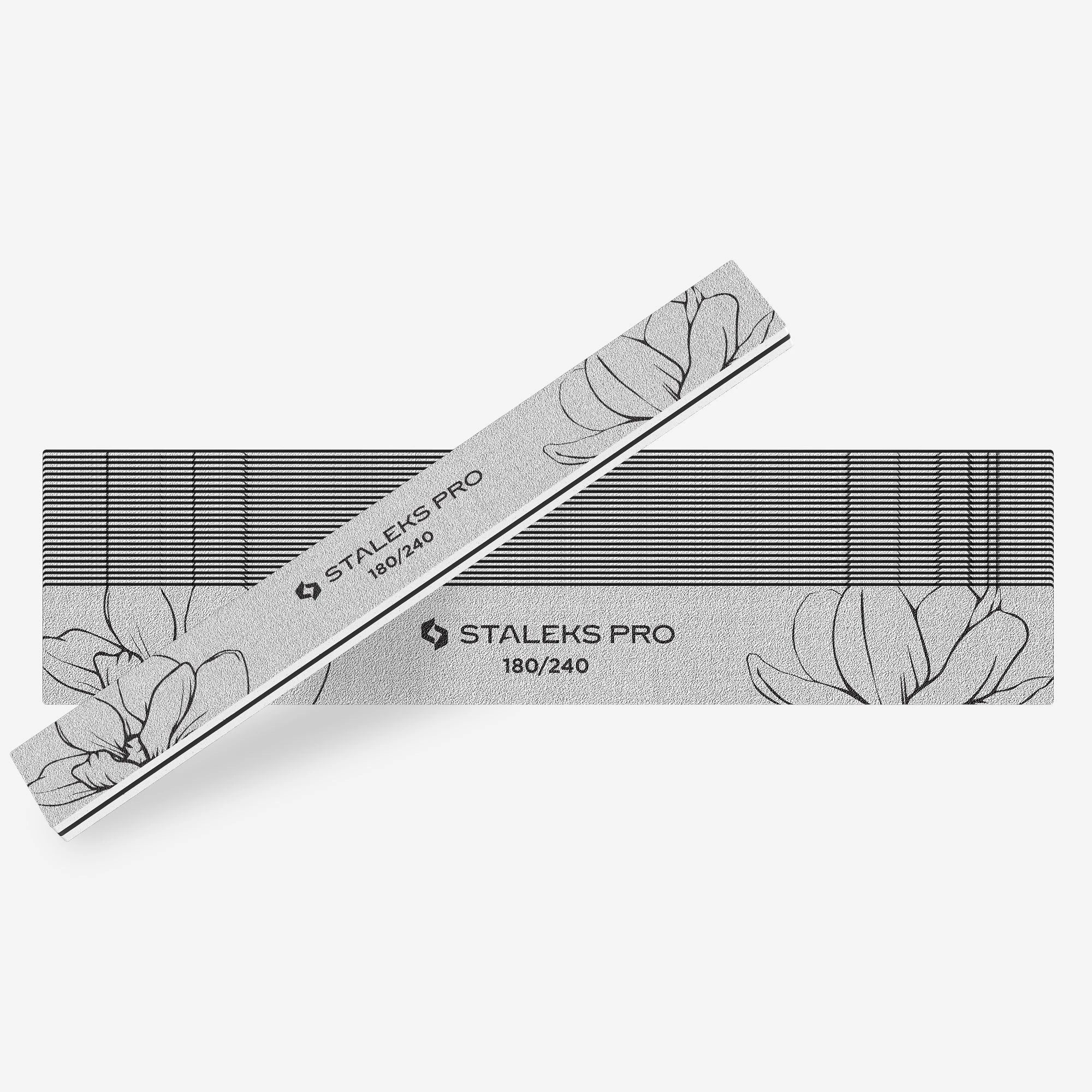 Straight mineral nail file EXPERT 20 180/240 grit (25 pcs)