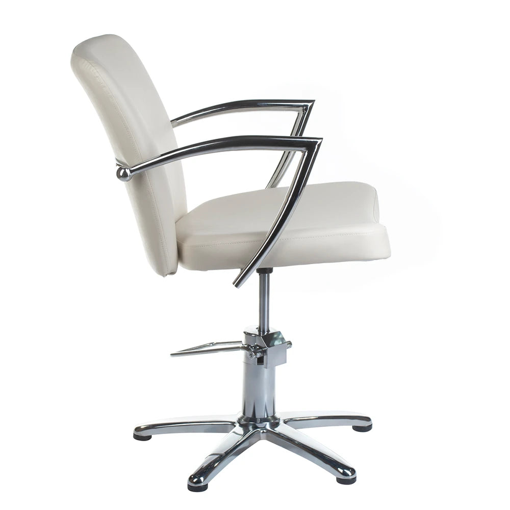 Frisørstol LIVIO BH-8173, creme