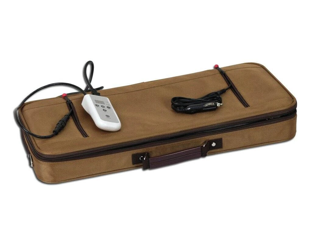 Portable stone and bamboo sticks heater