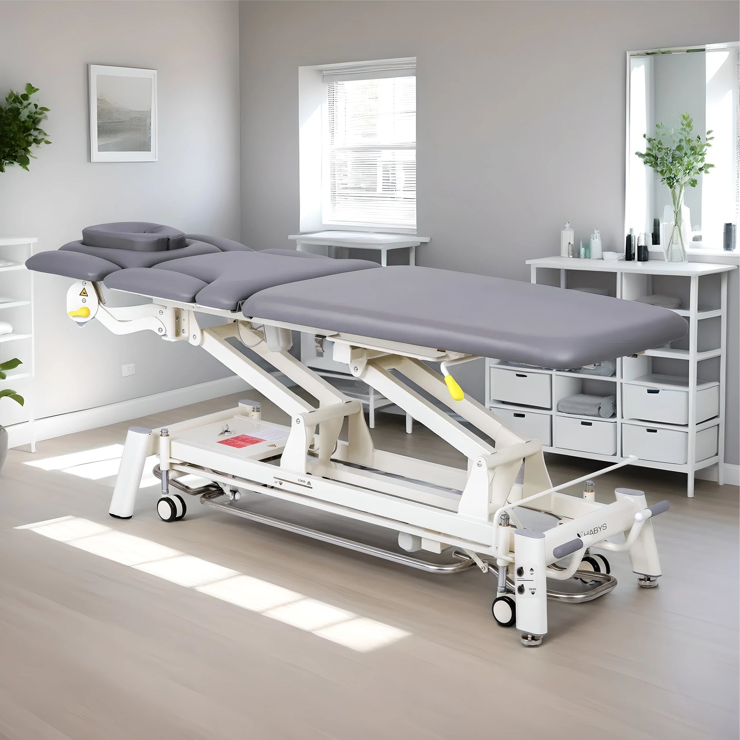 Elektrické masážní a fyzioterapeutické lehátko Proxima X7 Touch Core, šedá