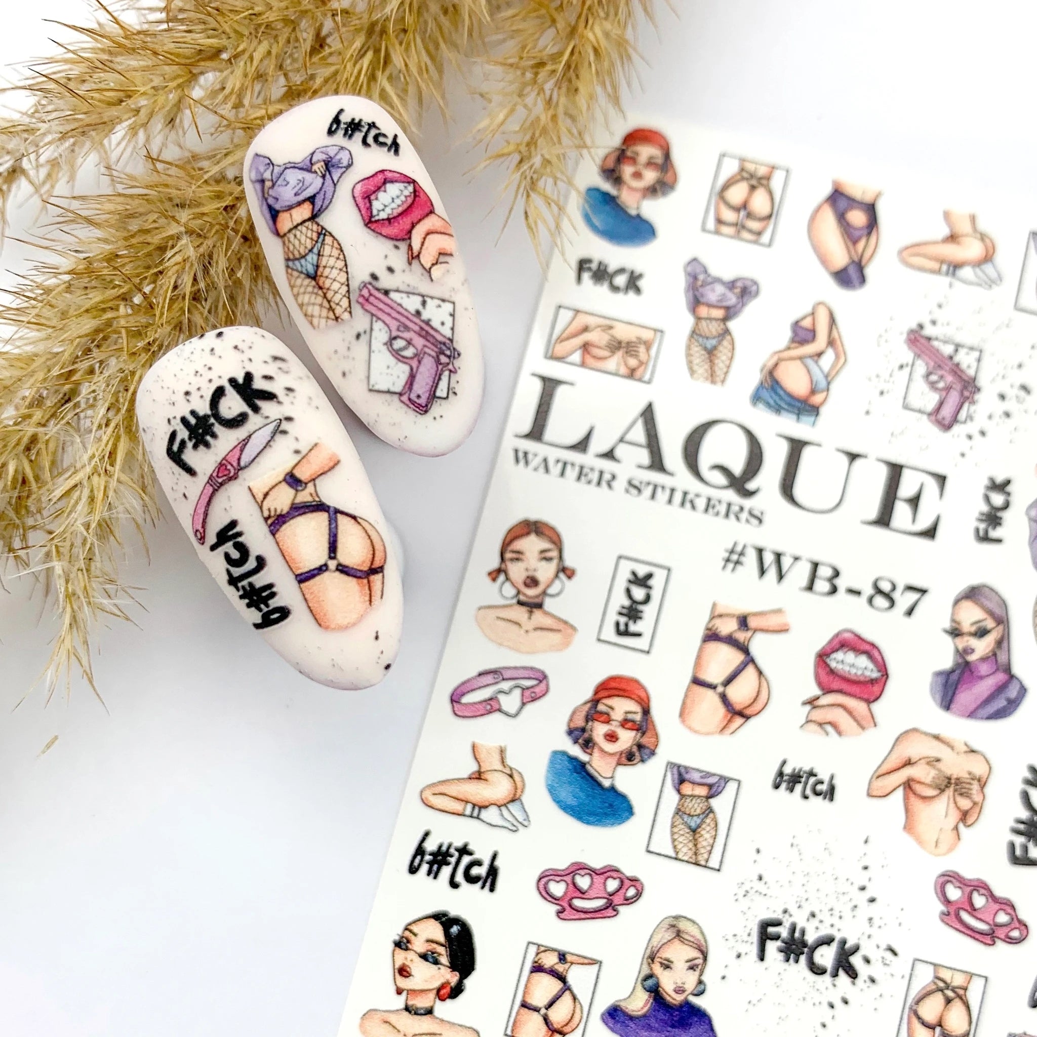 Nail art slider #WB-87