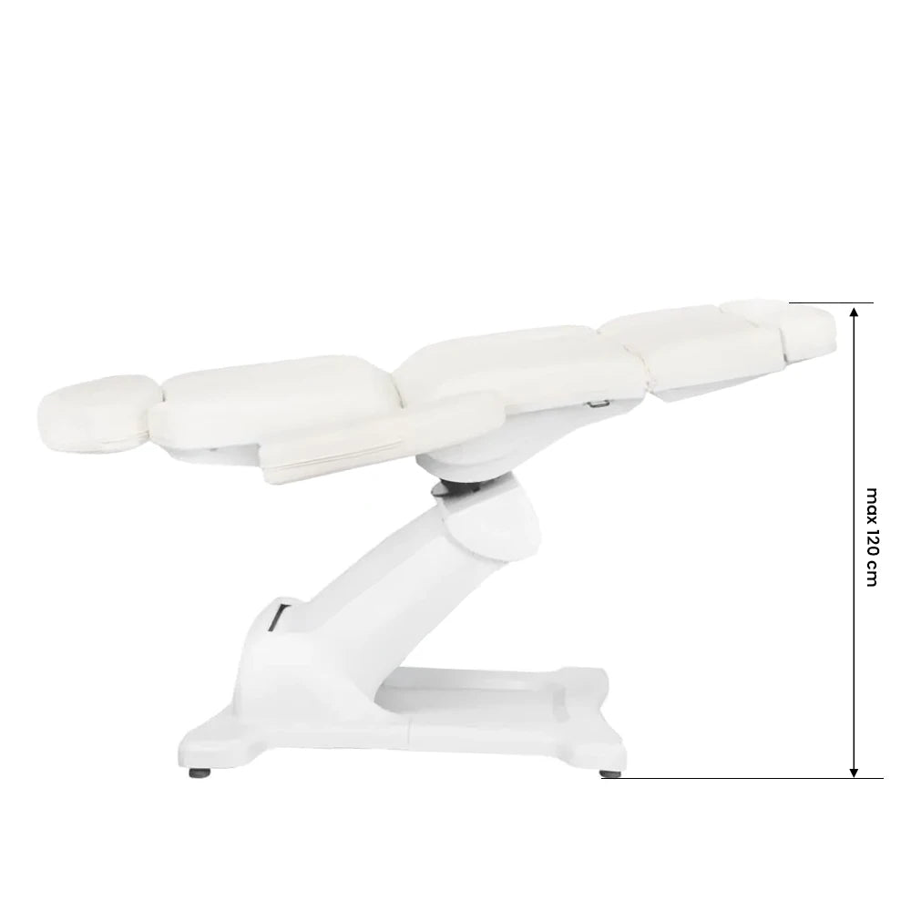 Beauty lit-couche Azzurro 869a rotary, 4 moteurs, blanc