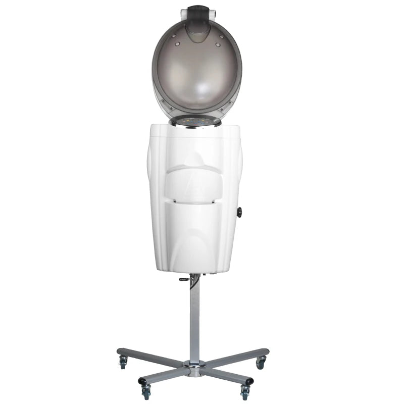 Gabbiano white standing hairdressing sauna with active ozone