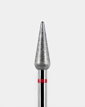 Dark by Rior Diamanten freesstift №119, Druppel rood lang 0,42 mm