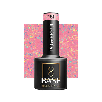 OCHO NAILS Hibrīda nagu laka Base Powerful 181, 5 g
