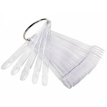Типсы MENDAL (палетка) 50шт (12,5см) прозрачные