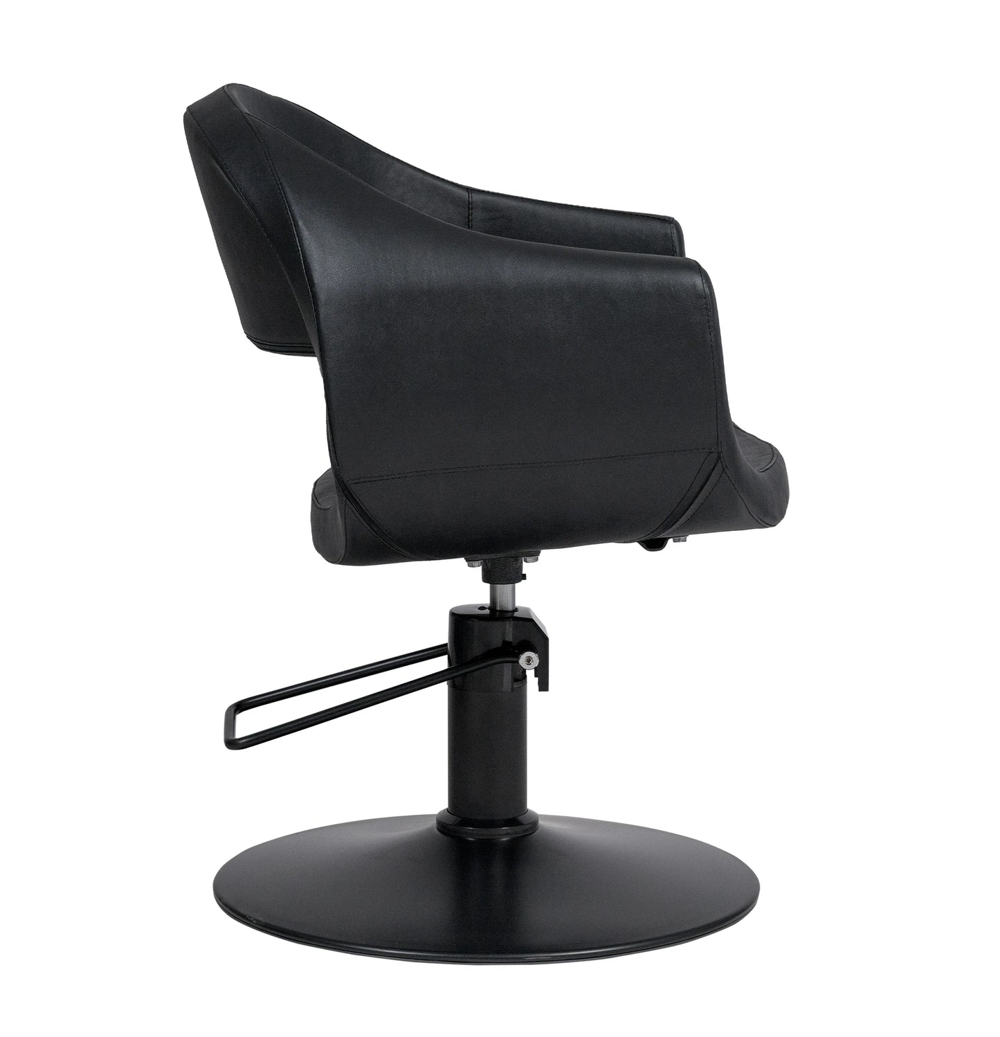 BELLA Round Base Black Barber Chair