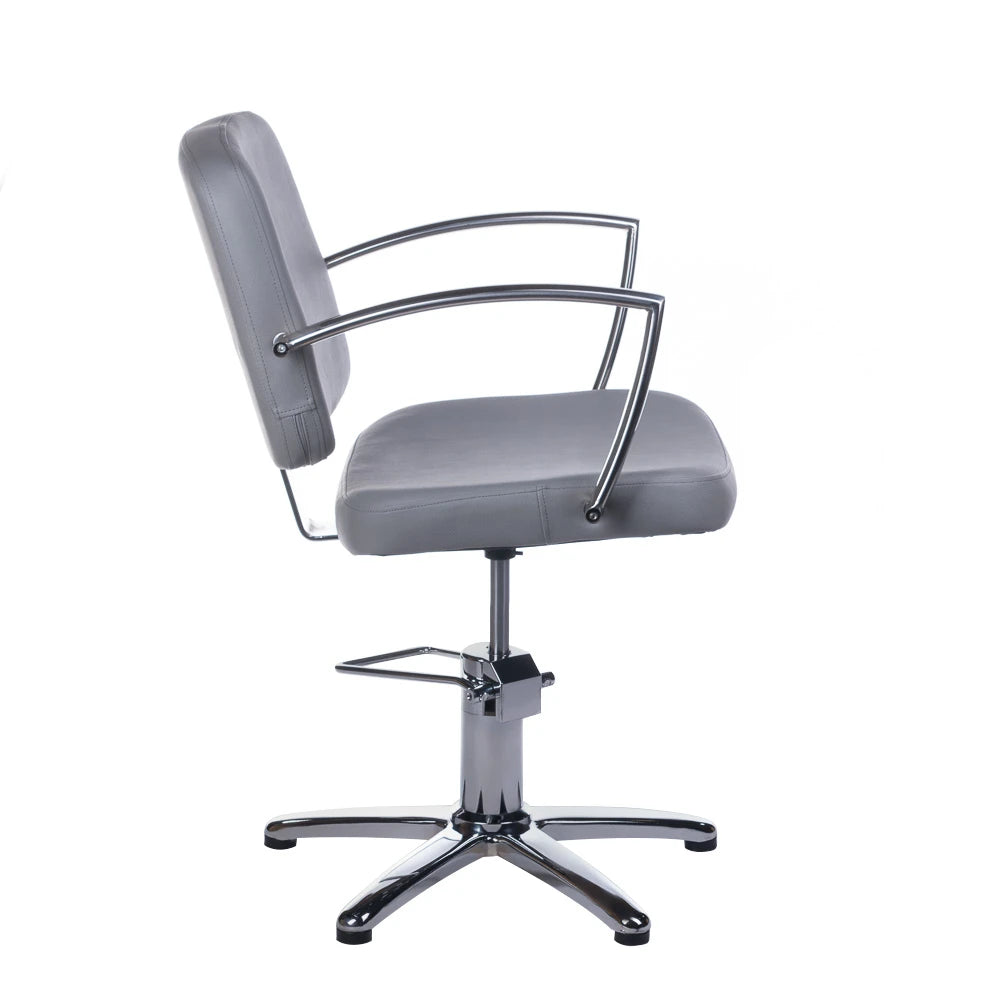 Hairdressing chair Dario BH-8163, light grey
