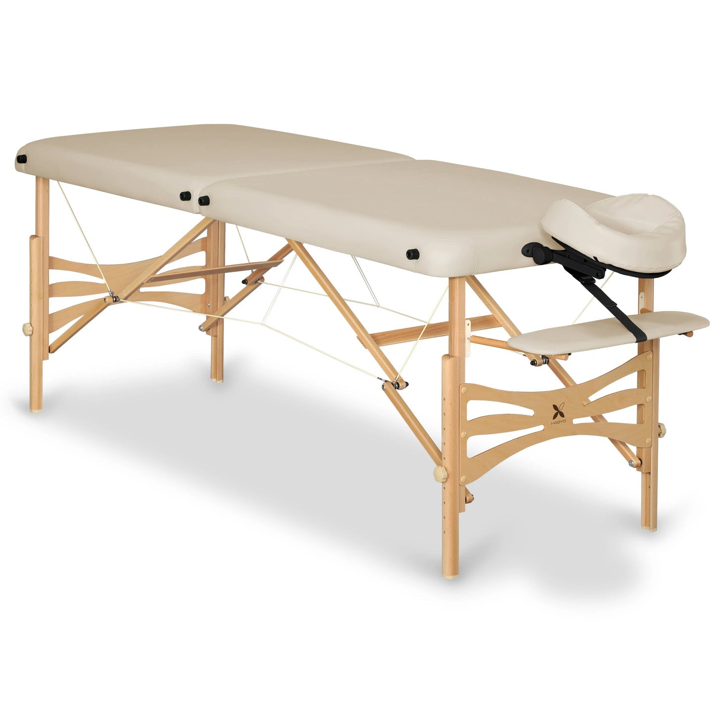 Massage Table Panda Light Wood 60 Vinyl Flex K033 Beige