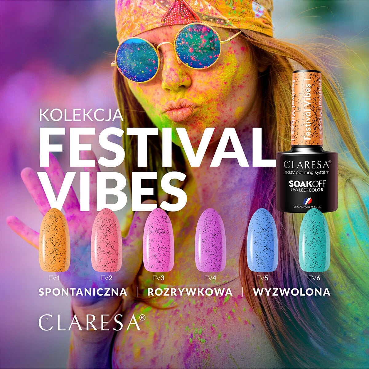 Claresa Gellak Festival Vibes 4, 5 ml