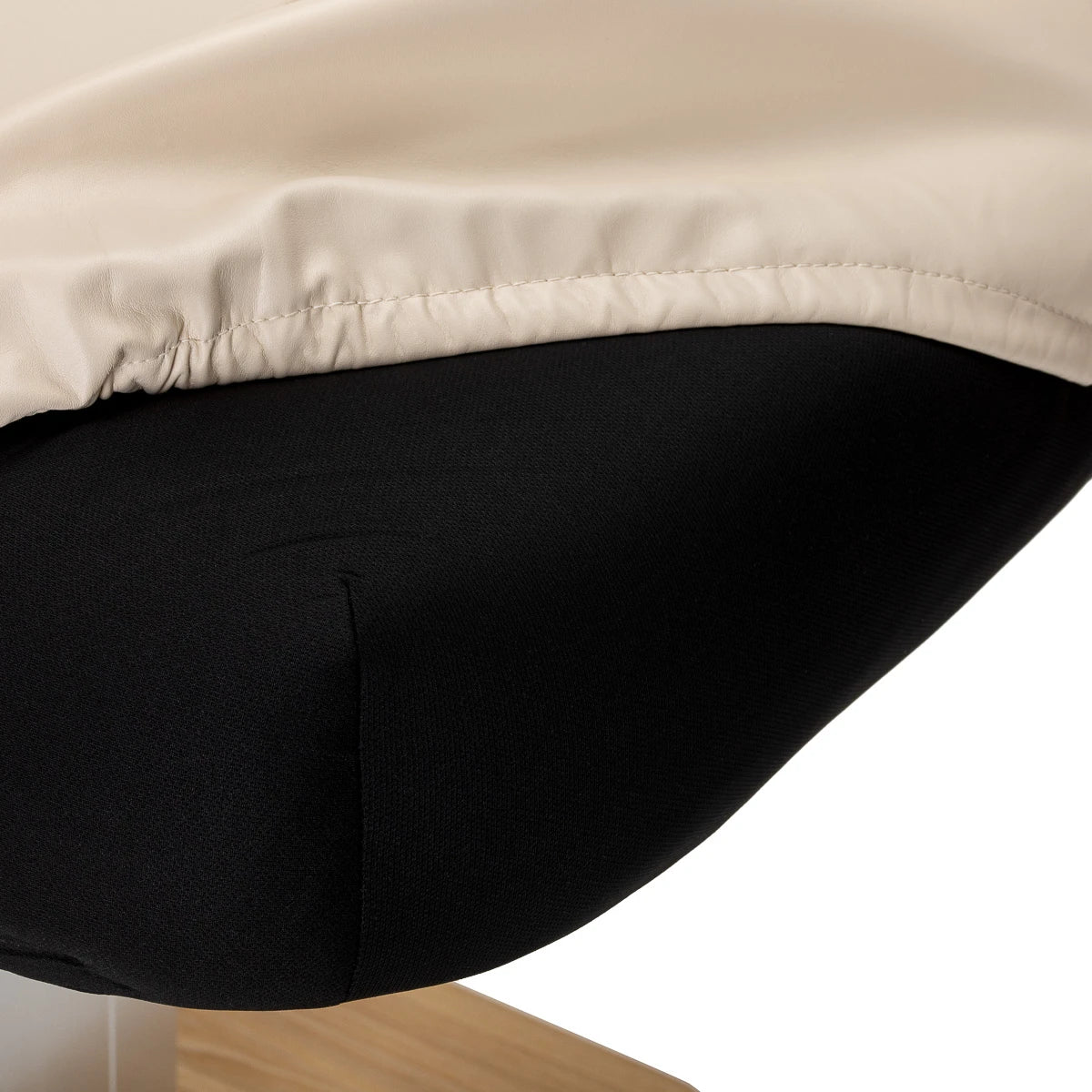 SPA kušete Sillon Comfort, krēmkrāsa ar gaiši brūnu pamatni