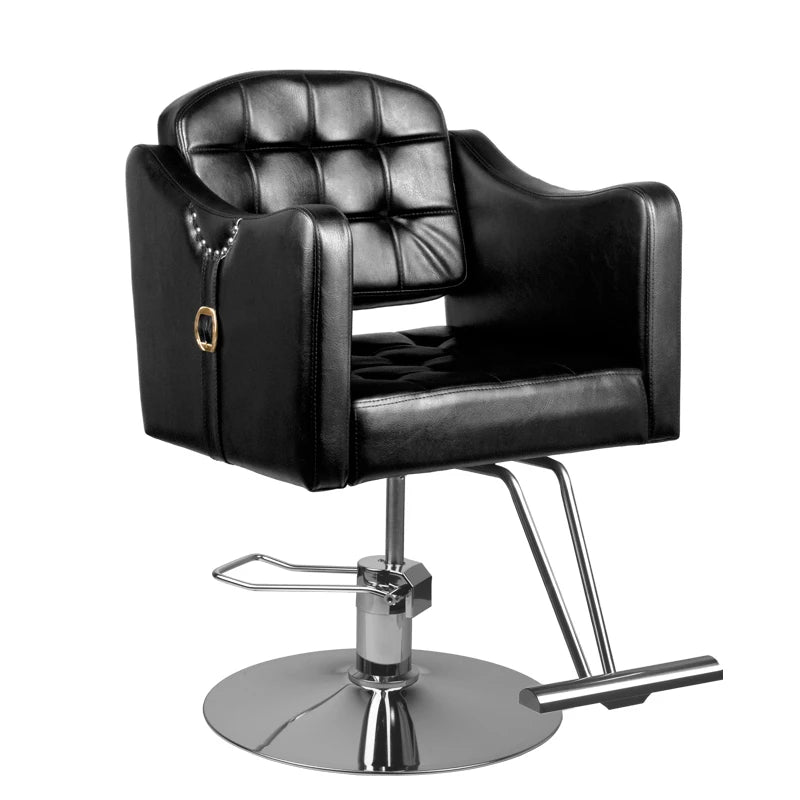 Hairdressing chair Hair system 0-90 black