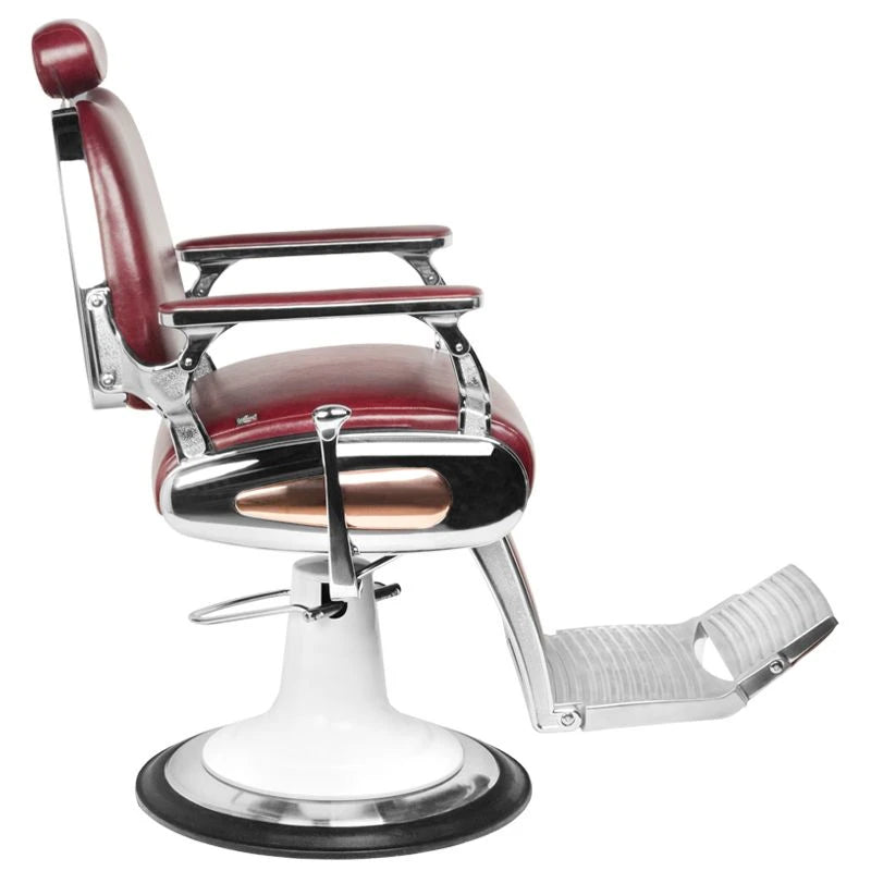 fauteuil Barbier Gabbiano moto style bordeaux