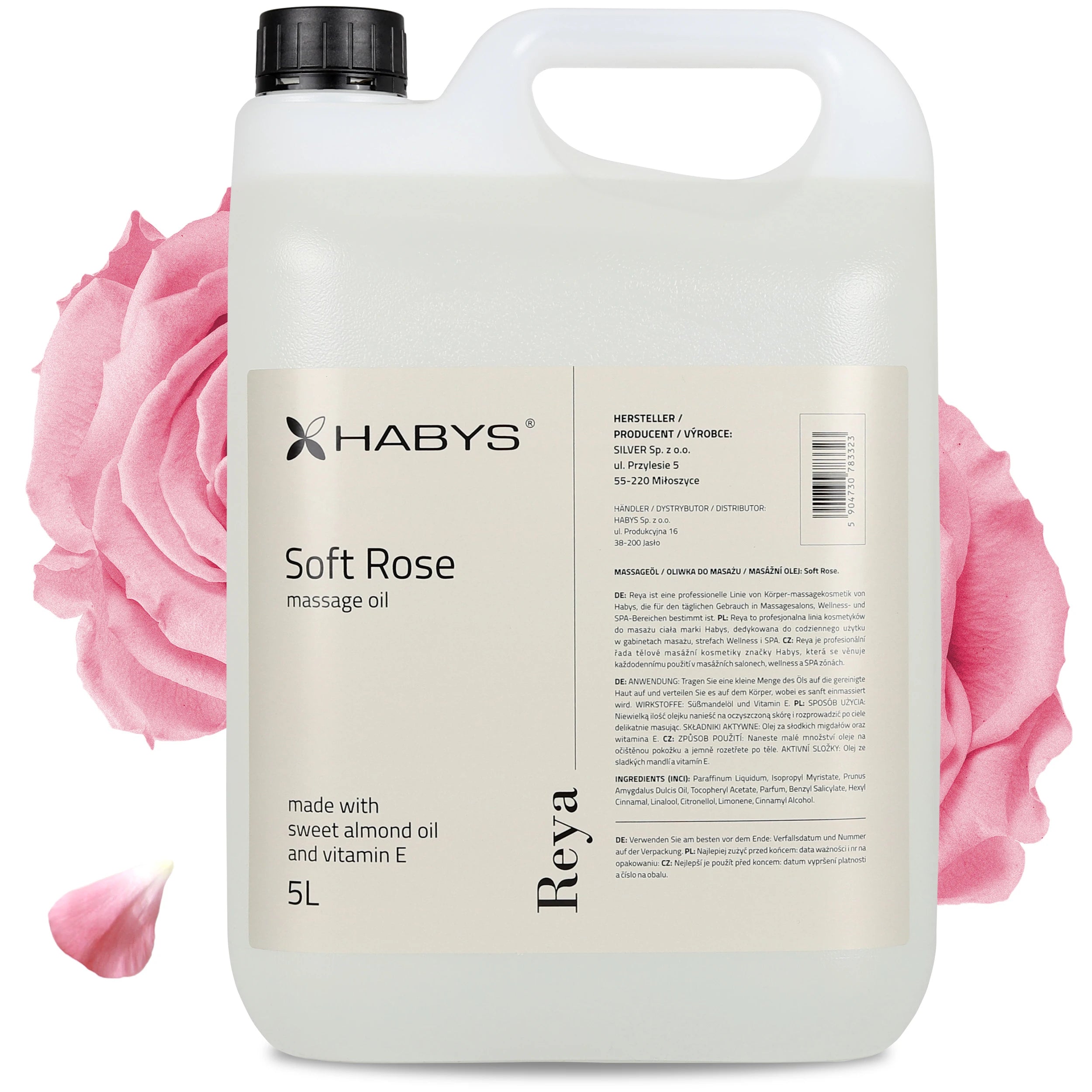 Masāžas eļļa Maigā roze, 5000 ml