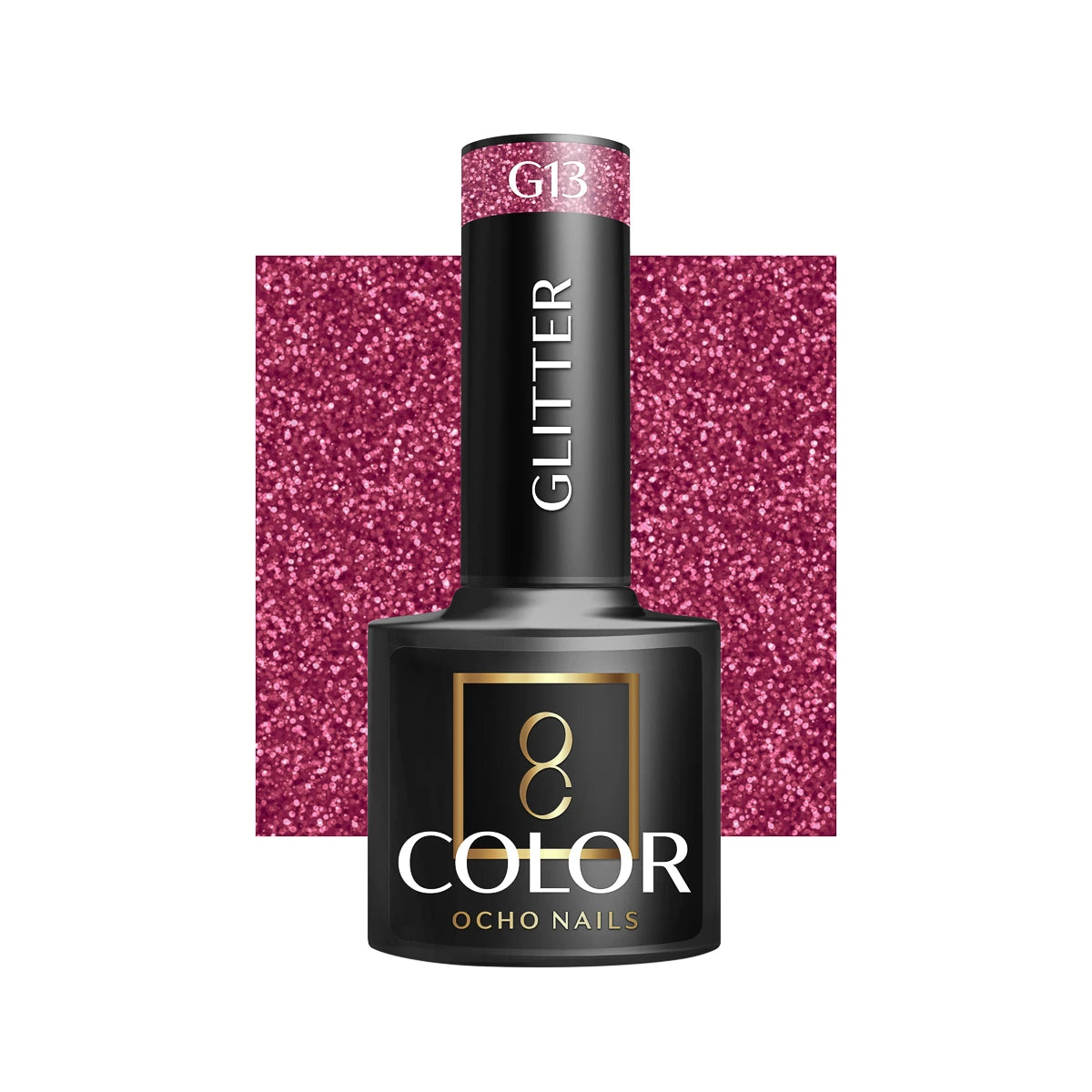OCHO NAILS hibridinis nagų lakas Glitter G13, 5 g