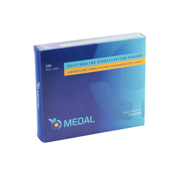 Medal - paketes sterilizācijai autoklāvā 57 mm x 100 mm (200 gb.)