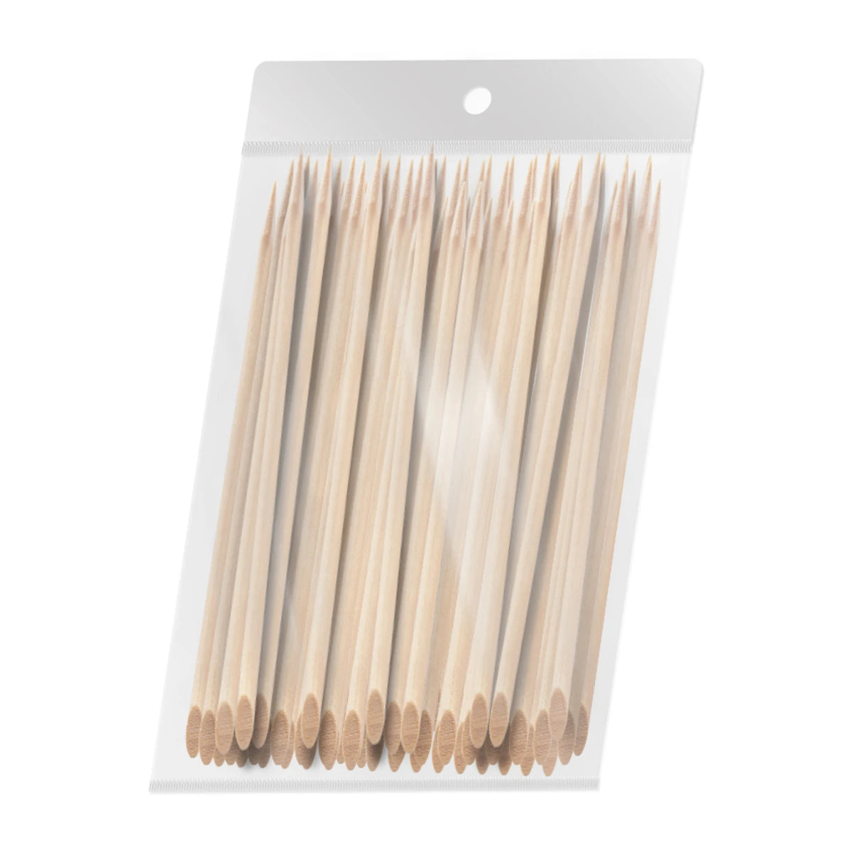OCHO NAILS Orange cuticle sticks 15 cm 100 pcs.