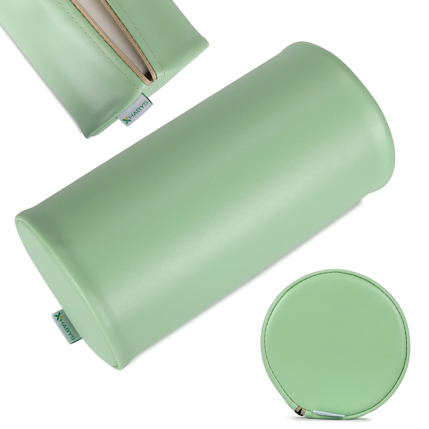 Round Bolster 15x30 K022 Green
