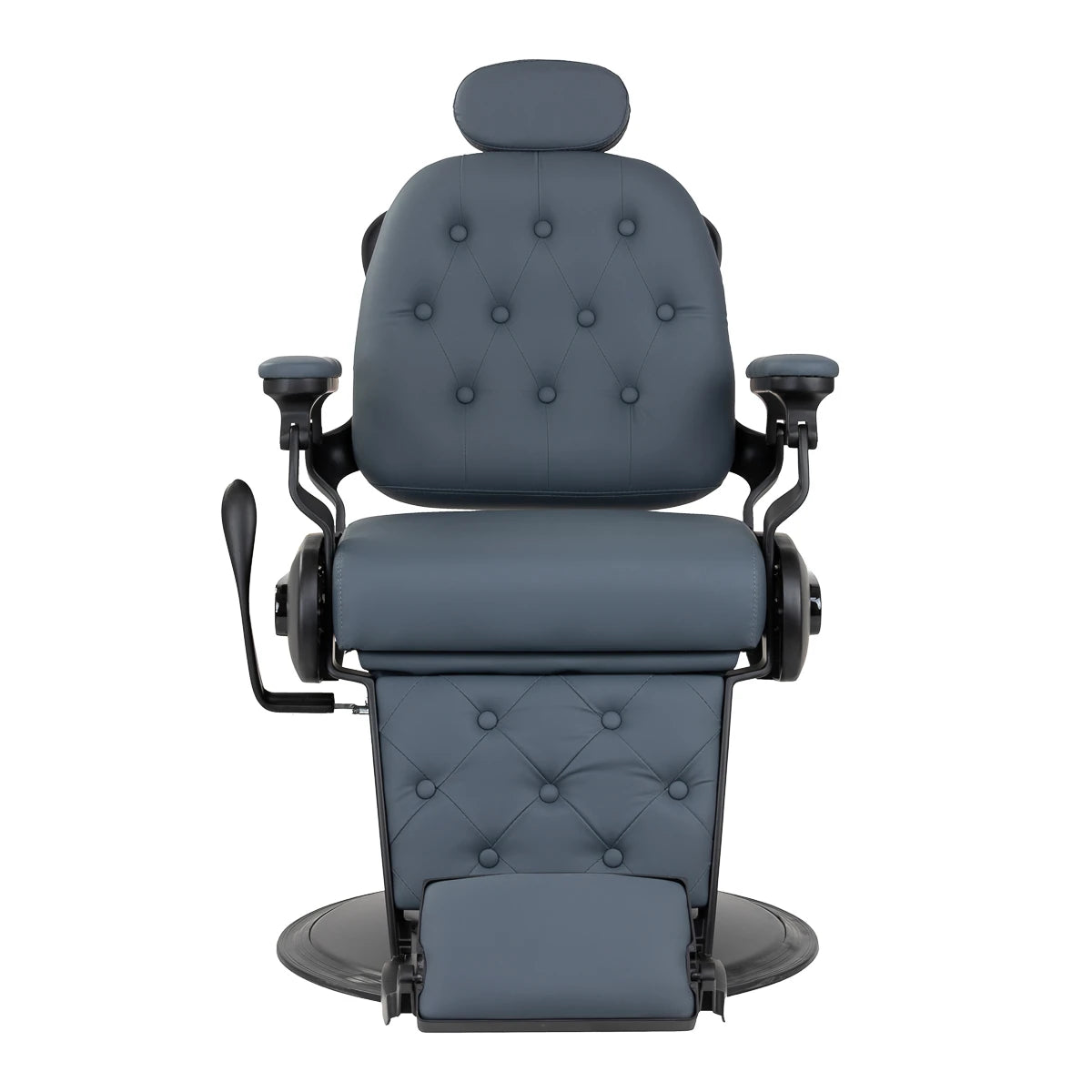 Gabbiano barber chair Francesco Black graphite