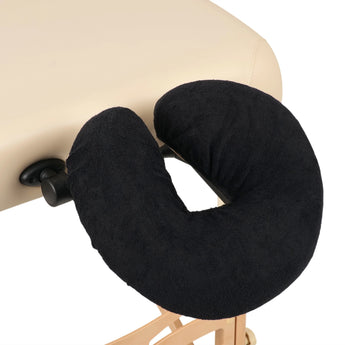 Terry face rest cover black