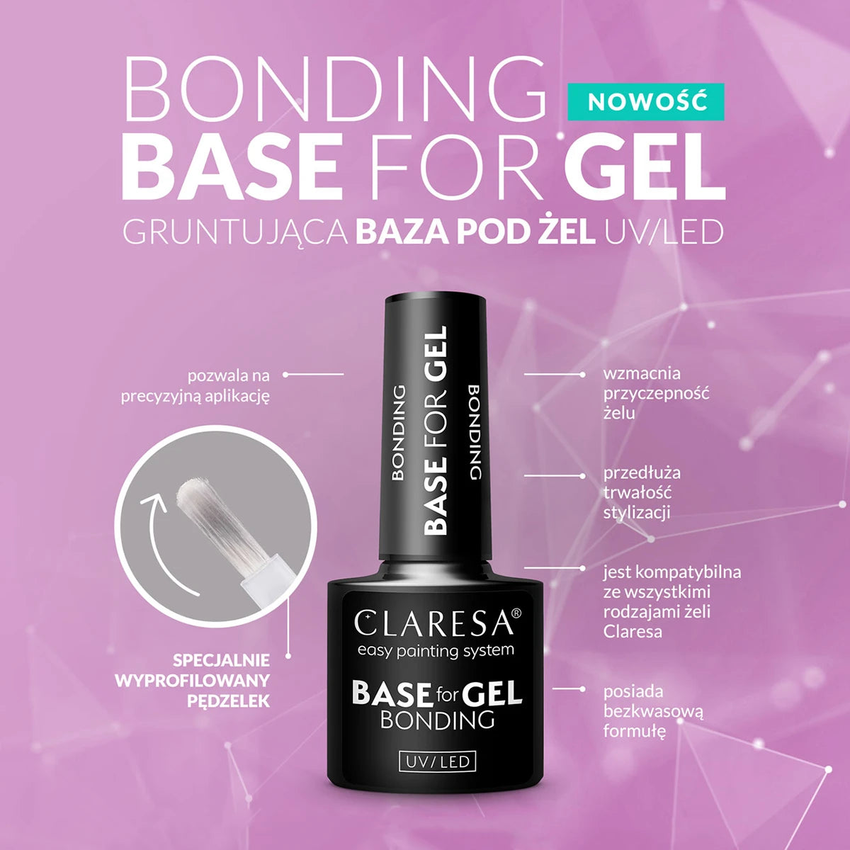 CLARESA bonding base for gel - бескислотная основа для геля 5г