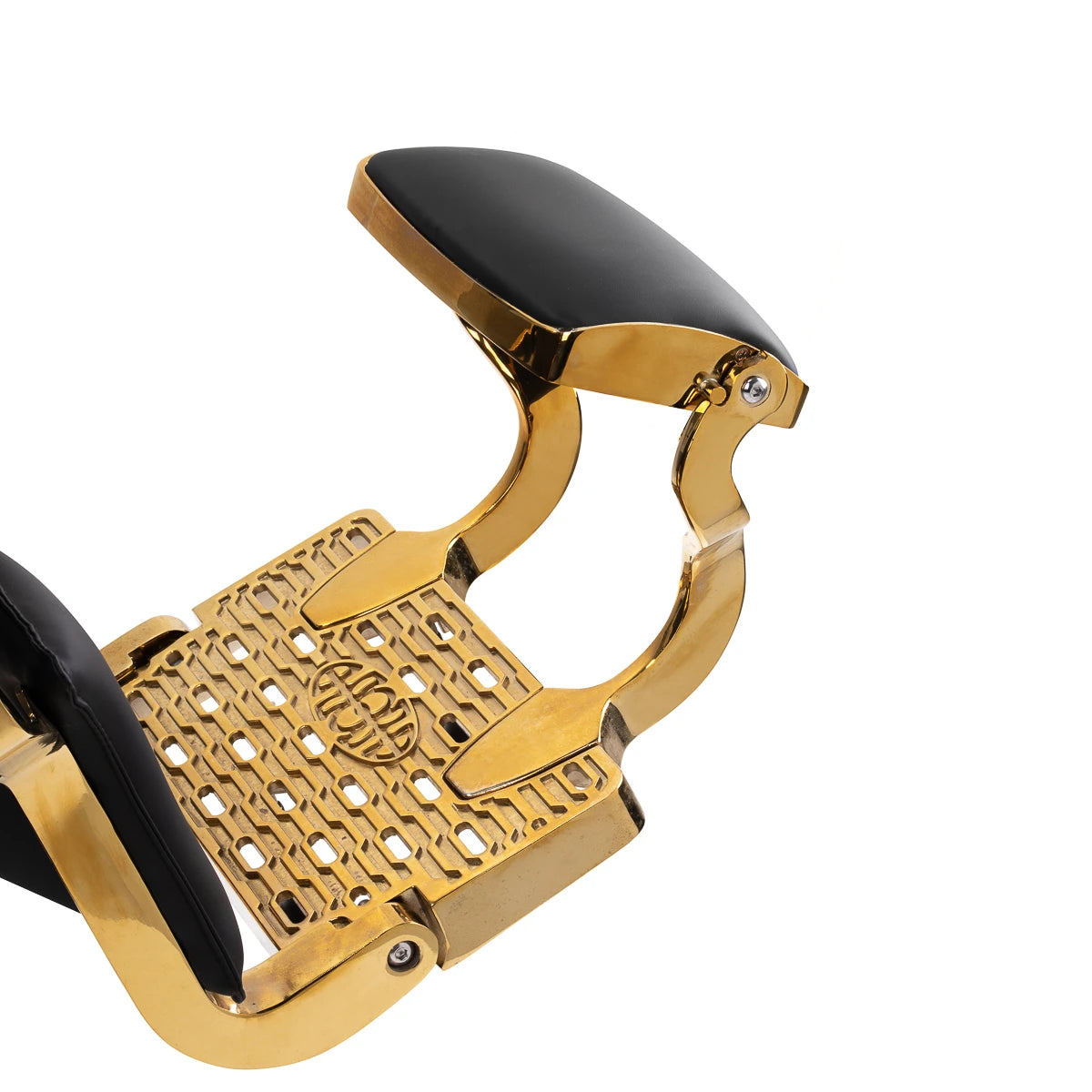 Barber Chair Gabbiano Leonardo Gold Black