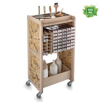 Hairdressing trolley Timber Color