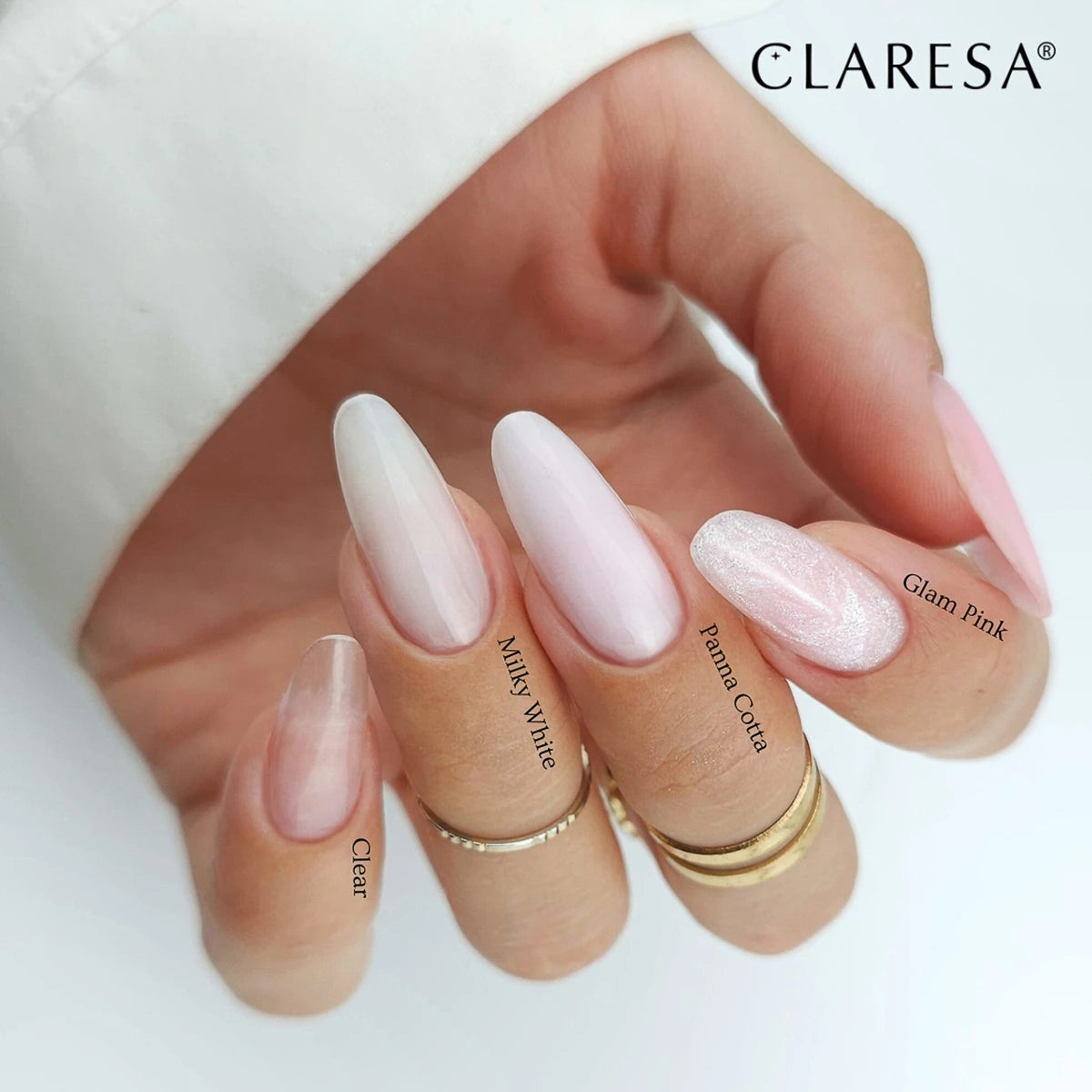 CLARESA HARD&EASY BUILDER GEL GLAM PINK 12g