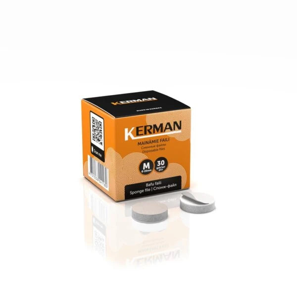 KERMAN recharges adhésives-buffs for disque de pédicure M (30pcs)