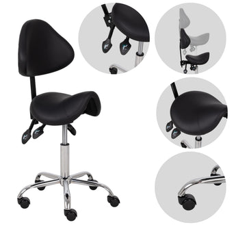 Стул-седло Sola, основание Comfy Base k515 чёрный
