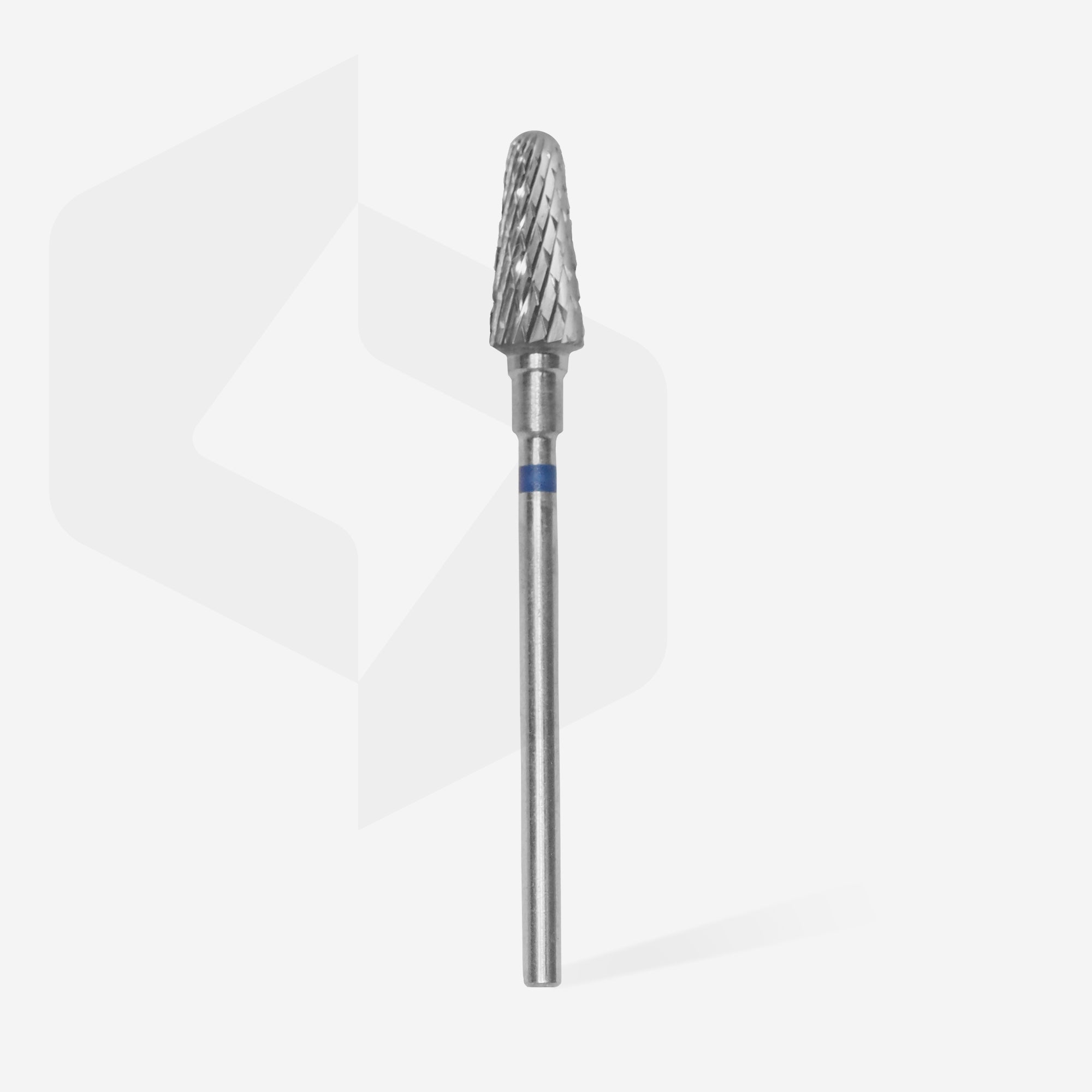 Staleks Karbīda frēzes uzgalis nošķelts konuss zils EXPERT, diametrs 6 mm / darba daļa 14 mm