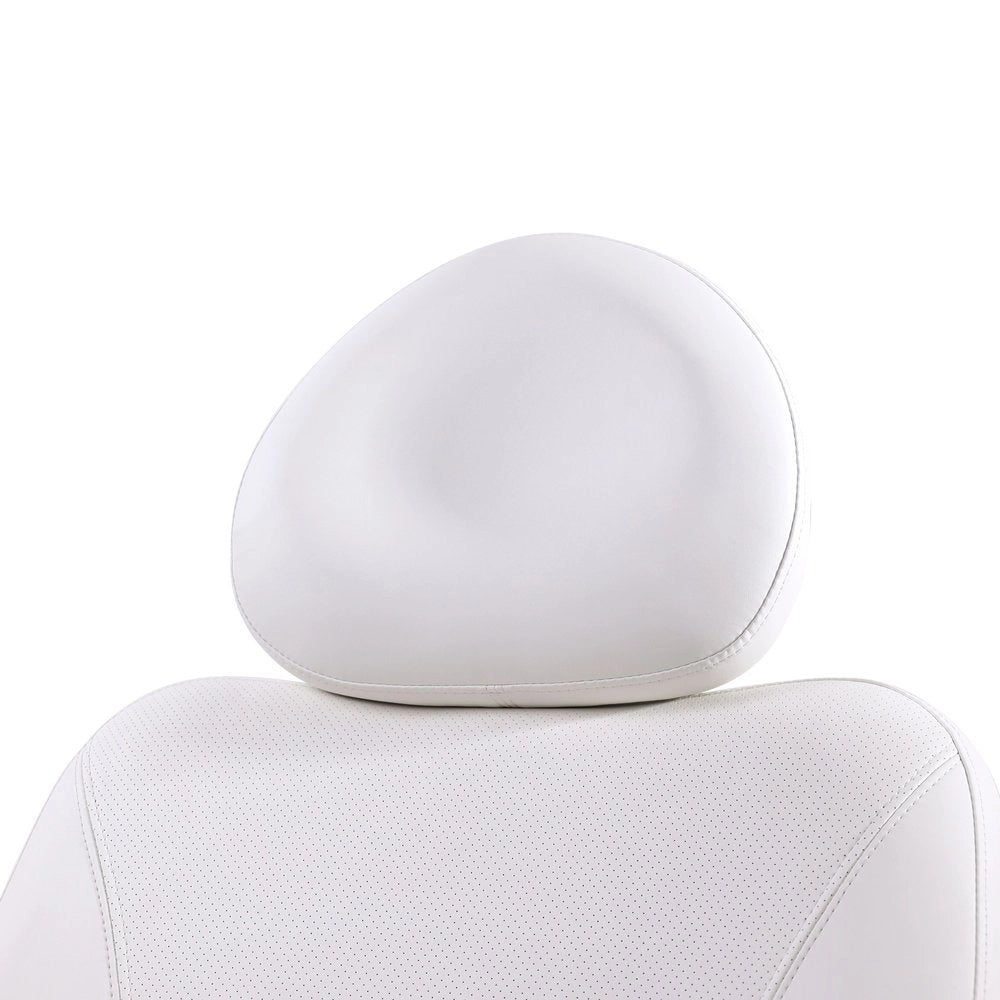 GIR + – Electric aesthetic chair with 4 independent motors, upholstered in white PU, equipped with a heating system.