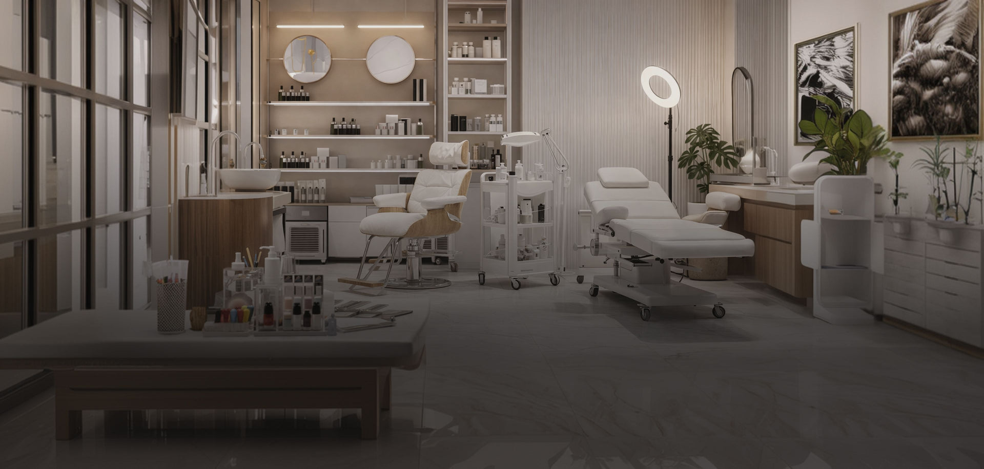beauty equipment store with Modern beauty salon equipments