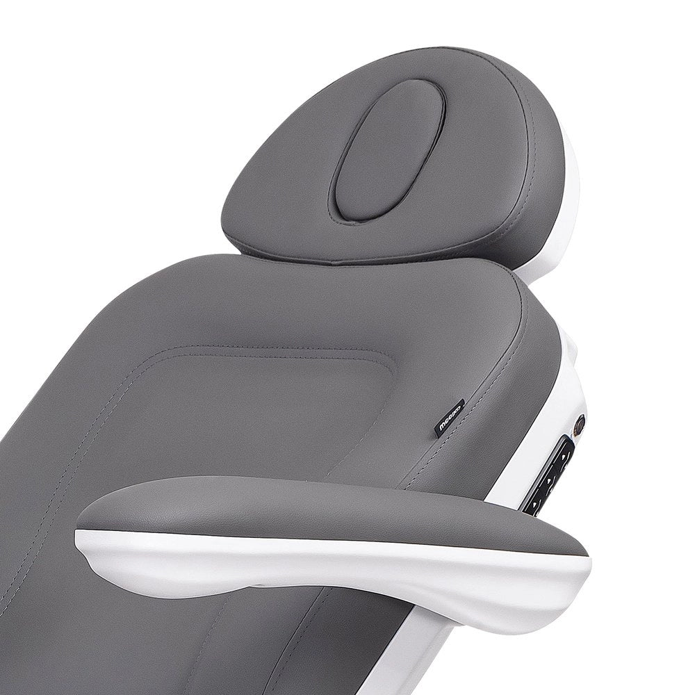 SIMUS – Electric aesthetic chair with 4 independent motors, upholstered in PU Gray color.