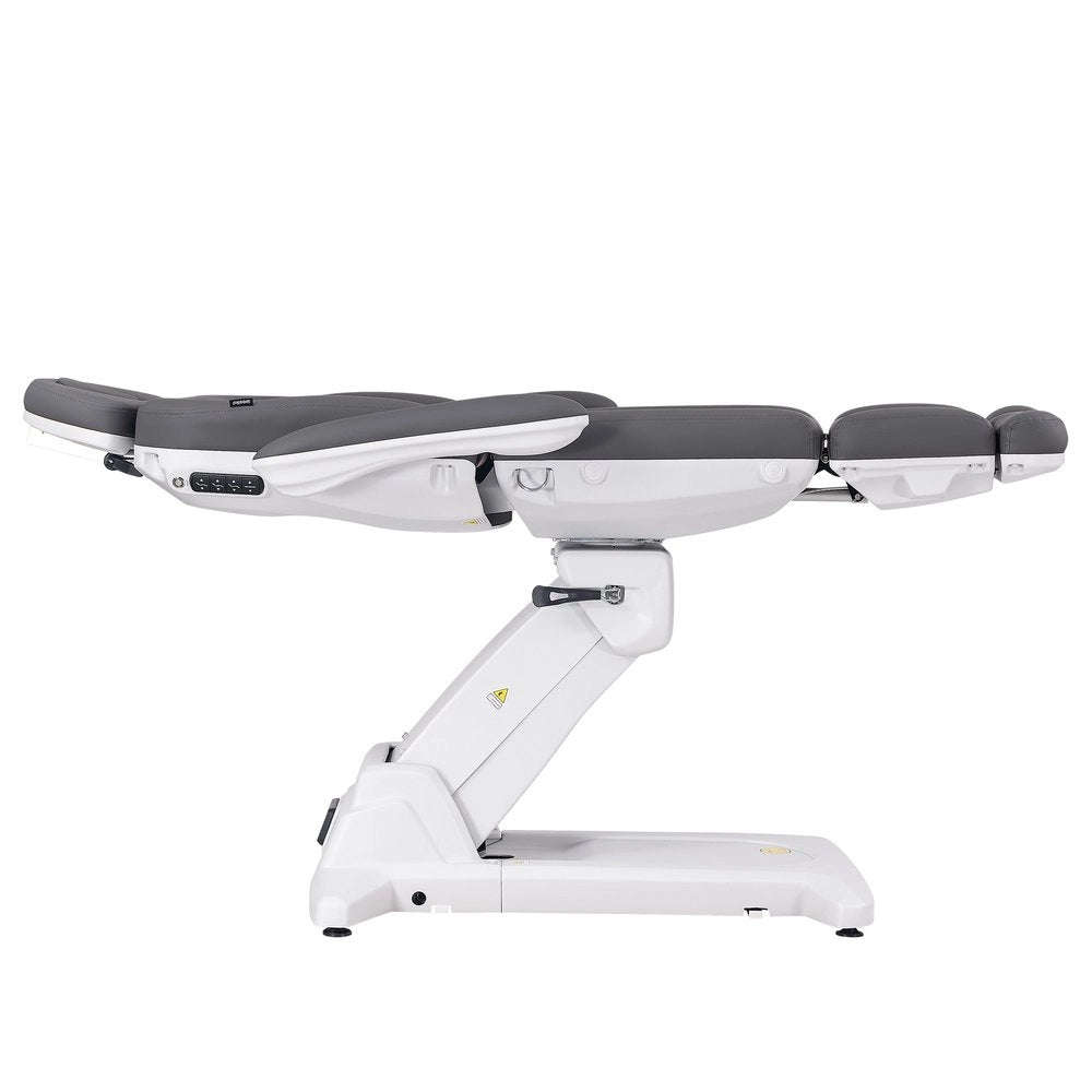 SIMUS – Electric aesthetic chair with 4 independent motors, upholstered in PU Gray color.