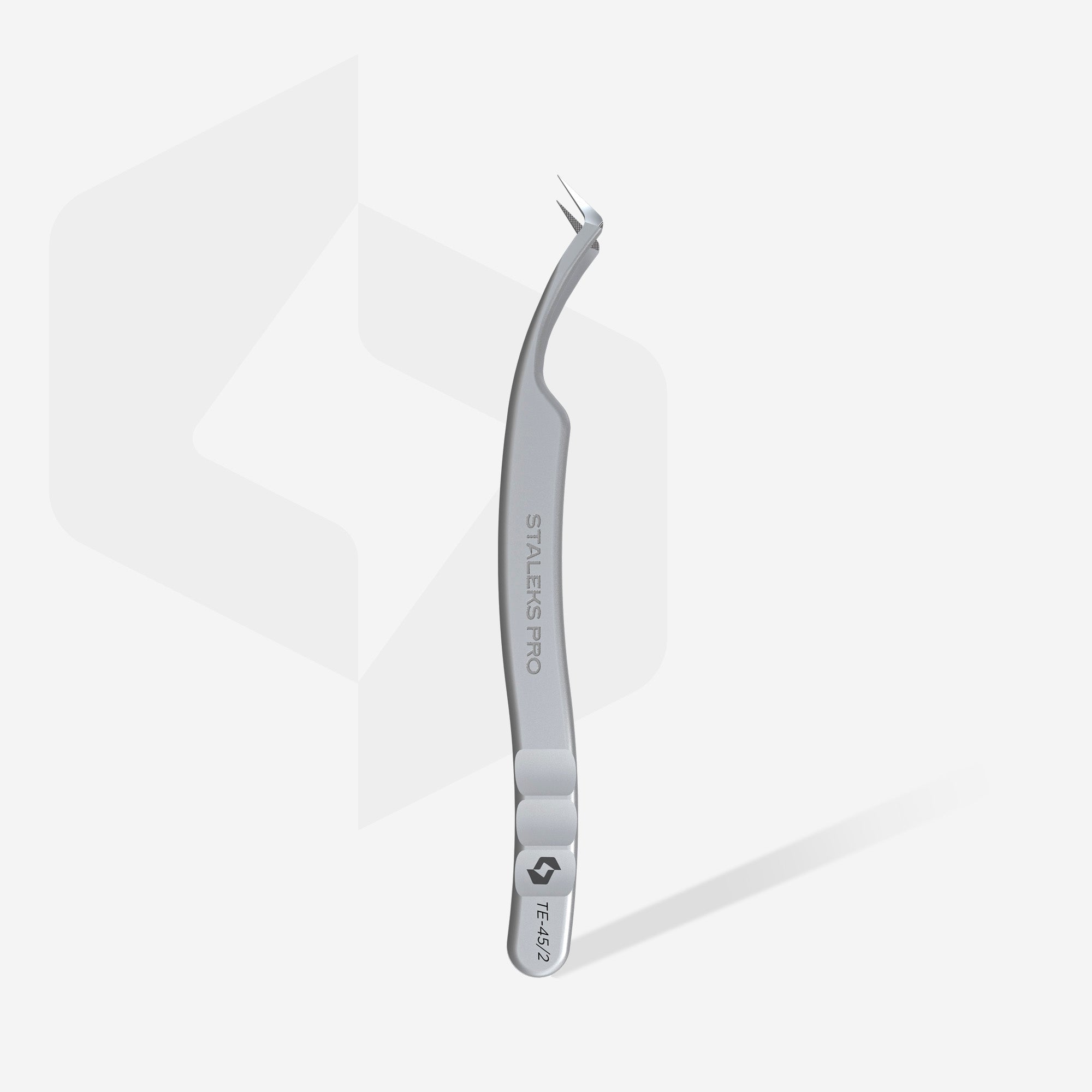 Staleks Skropstu pincete EXPERT 45 TYPE 2, L-veida, 40°
