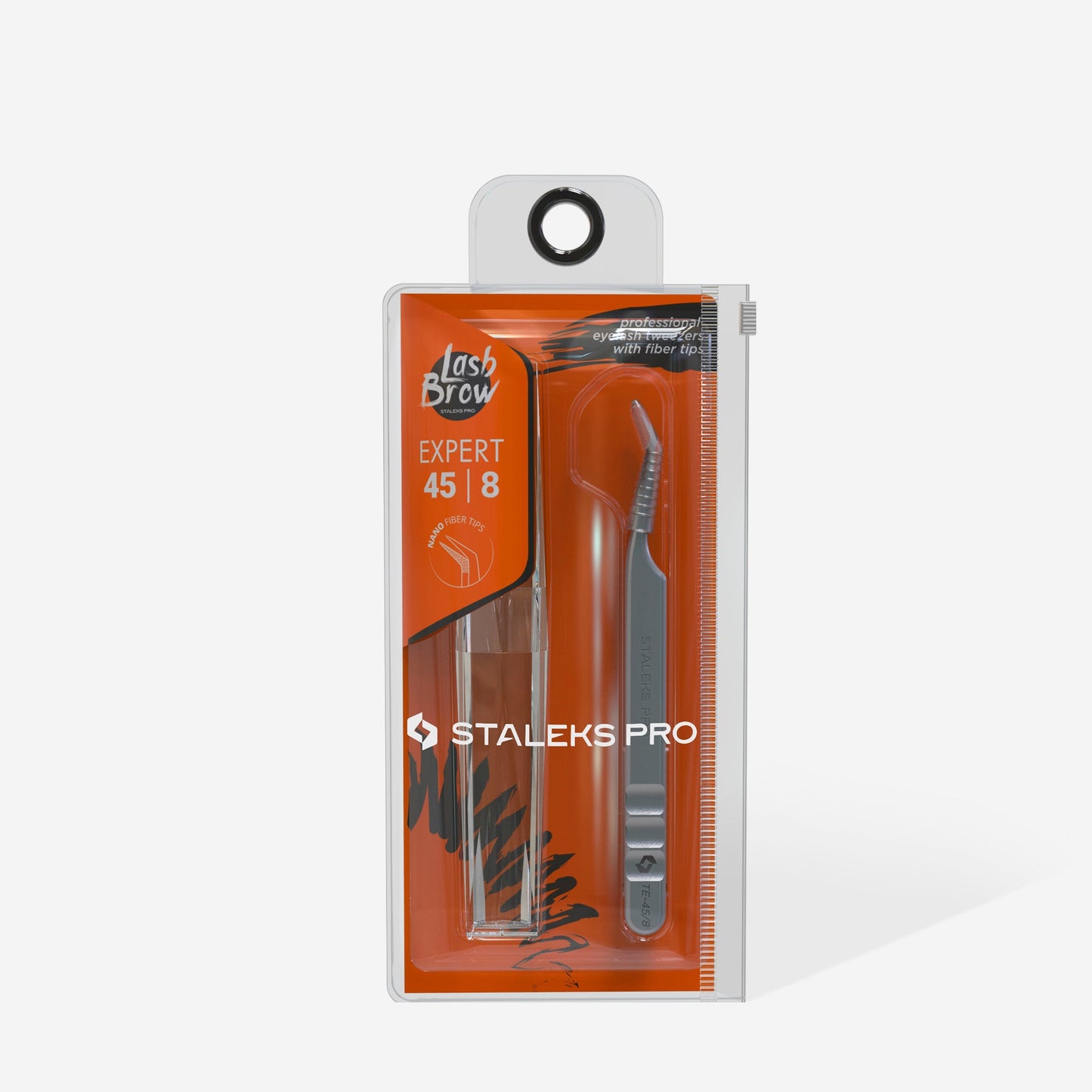 STALEKS Skropstu pincete EXPERT 45 TYPE 8, L-veida, mini