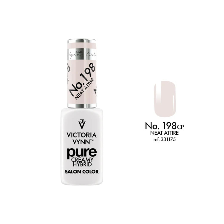 Victoria Vynn hibridinis nagų lakas 198 Neat Attire PURE, 8ml