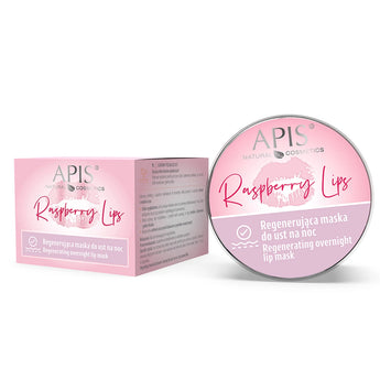 Apis Raspberry lips reģenerējoša nakts lūpu maska, 10 ml