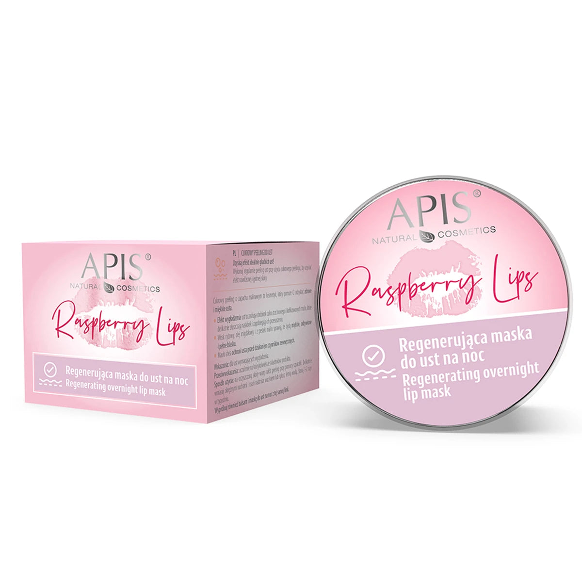 Apis Raspberry lips reģenerējoša nakts lūpu maska, 10 ml