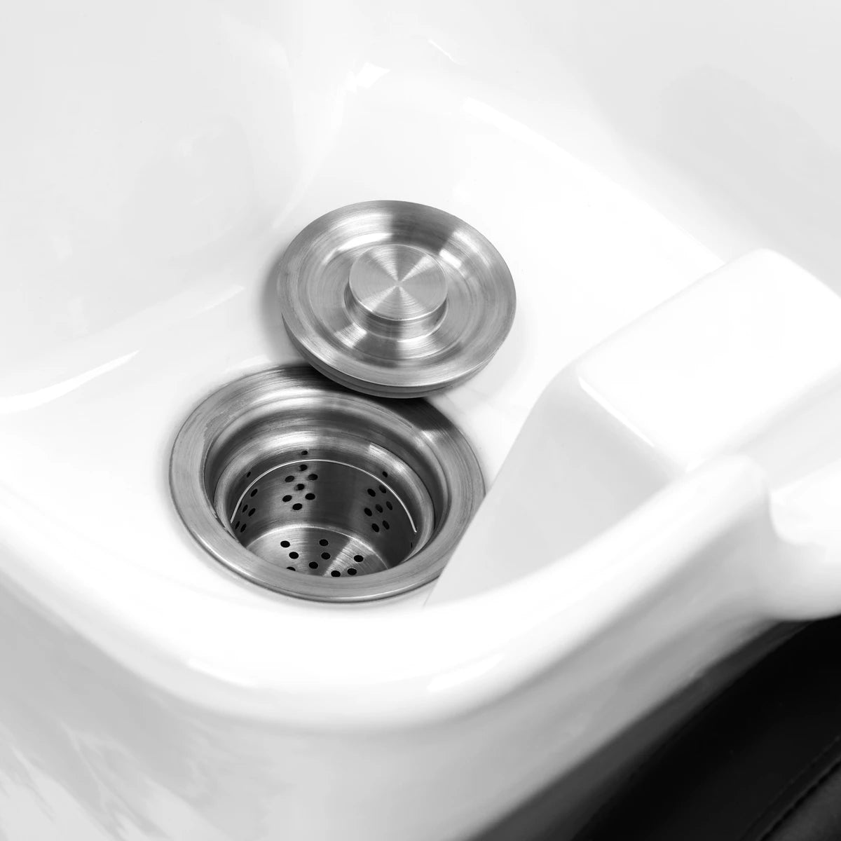 Gabbiano Rückwärtswaschbecken Turyn, Schwarz