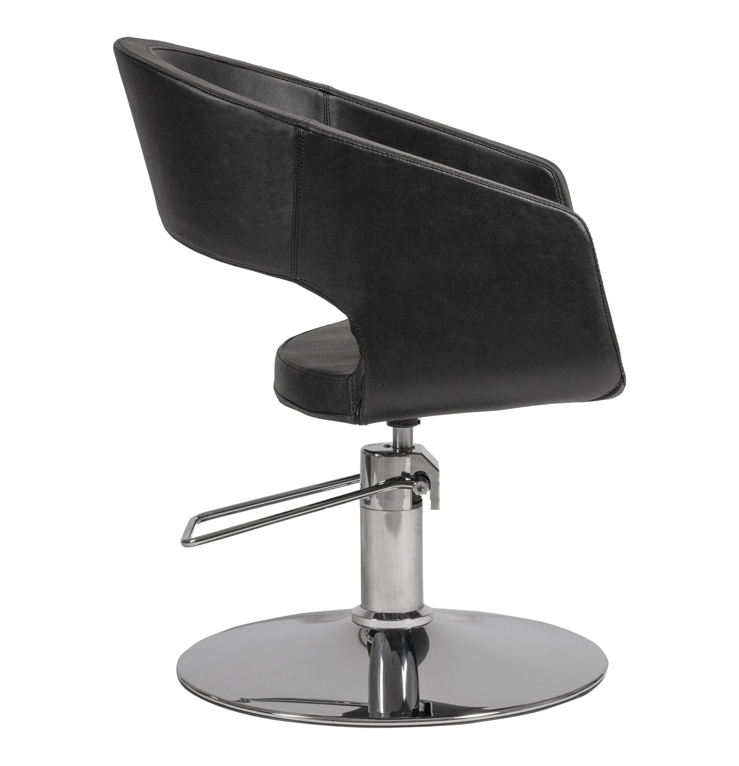 BOHO Black Round Base Barber Chair