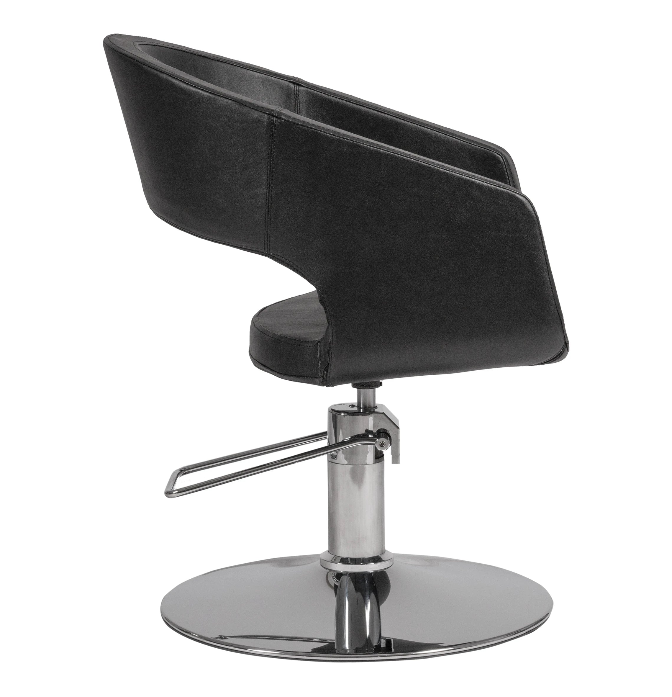 BOHO Black Round Base Barber Chair