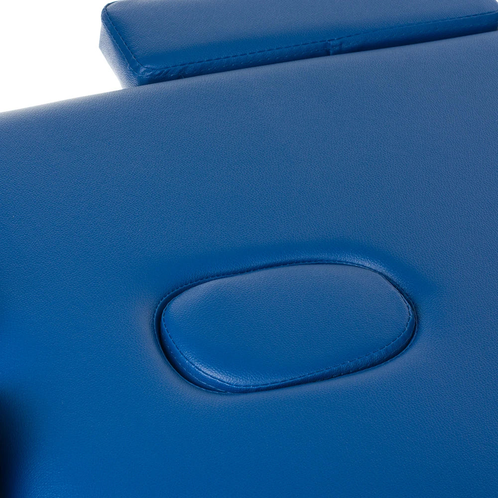 BeautySystem Klappbare Massageliege COMFORT 10, Blau