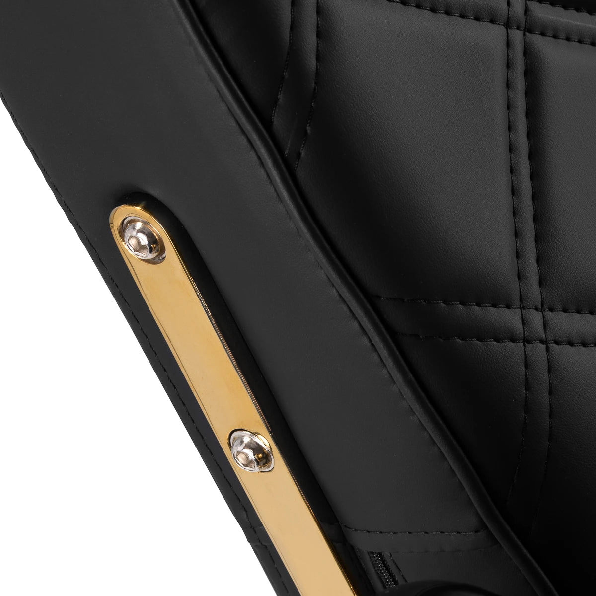 Barber Chair Gabbiano Leonardo Gold Black