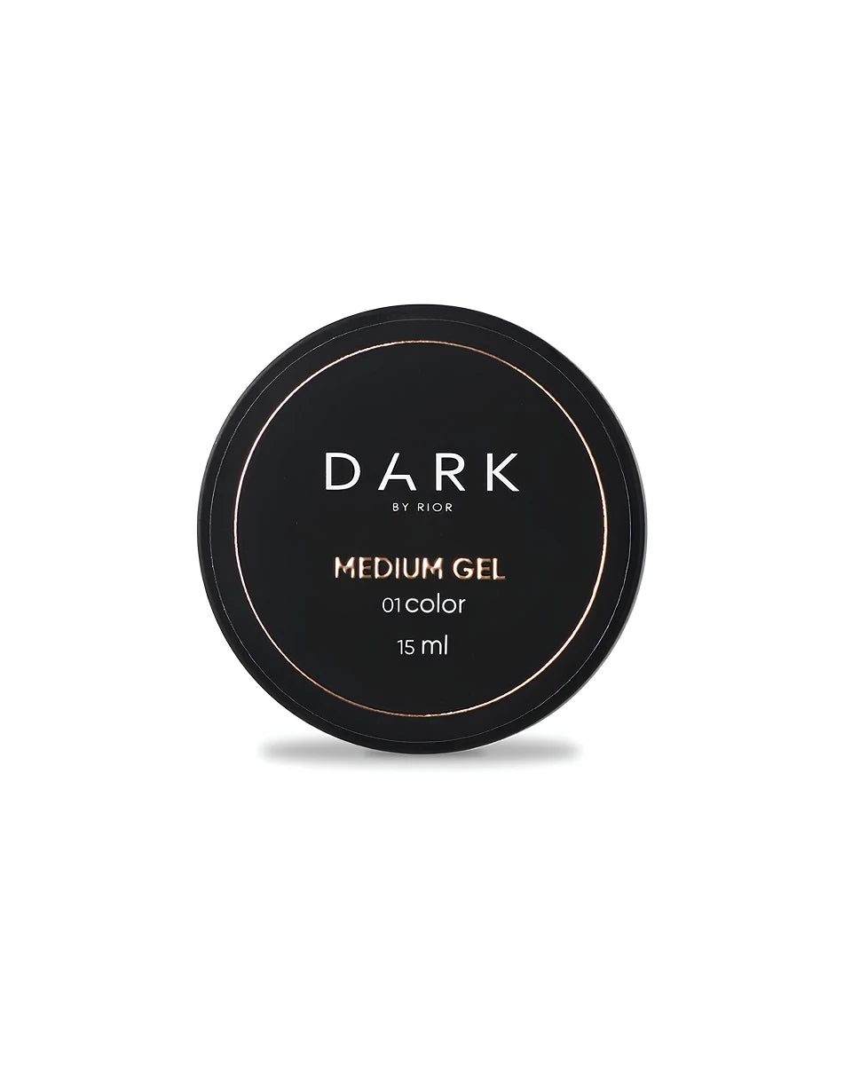 DARK Medium Gel №01, 15 ml (transparent)