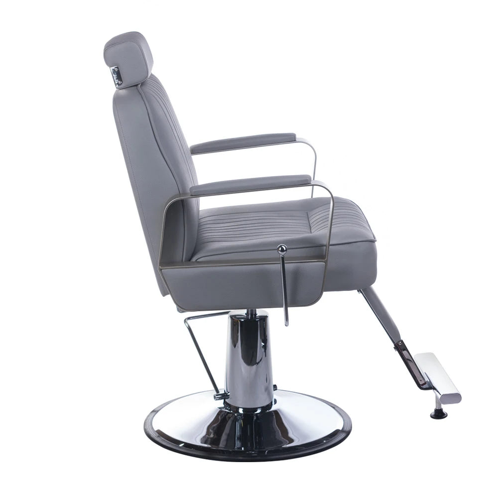fauteuil Barbier HOMER BH-31237, gris clair