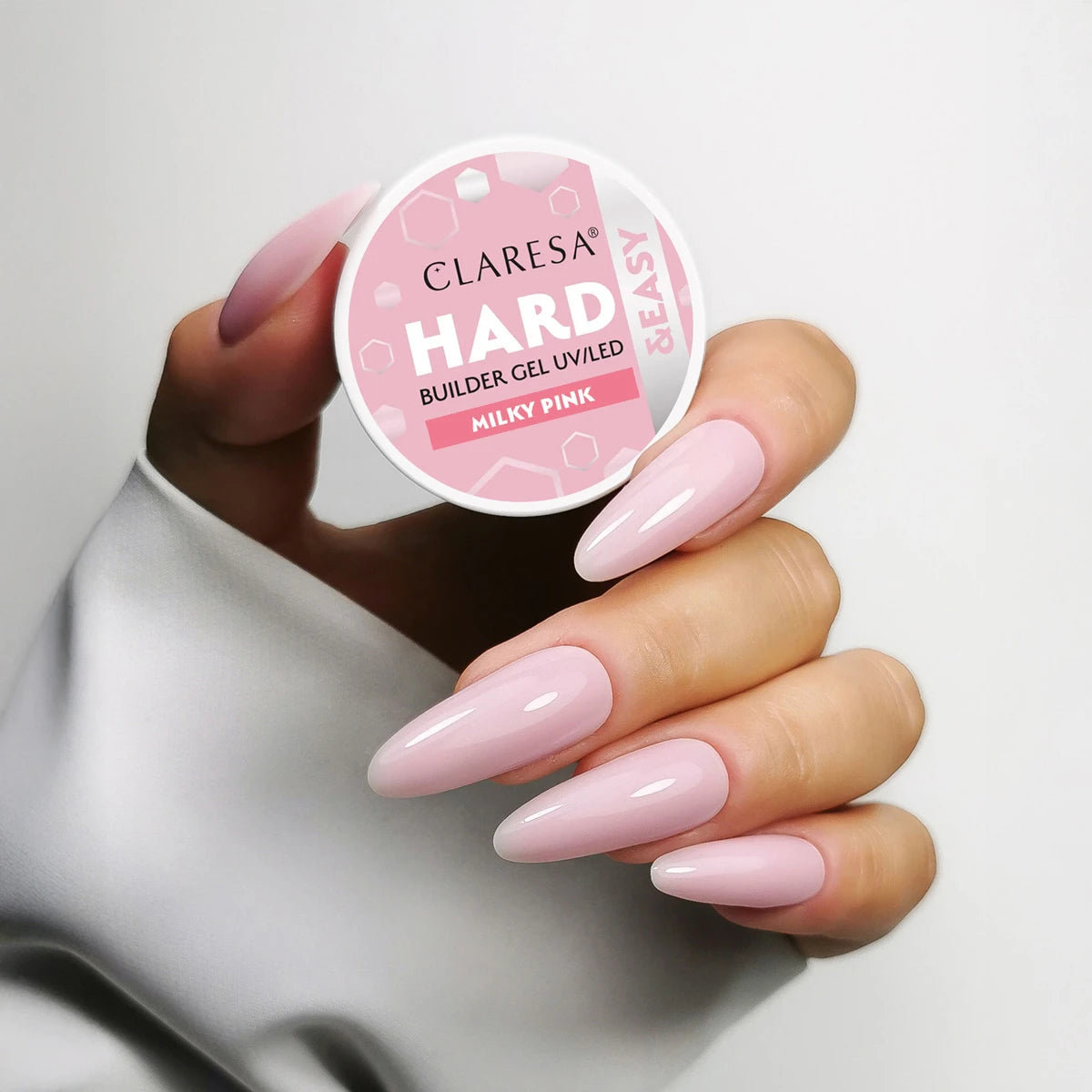 HARD&EASY BUILDER GEL MILKY PINK 12g