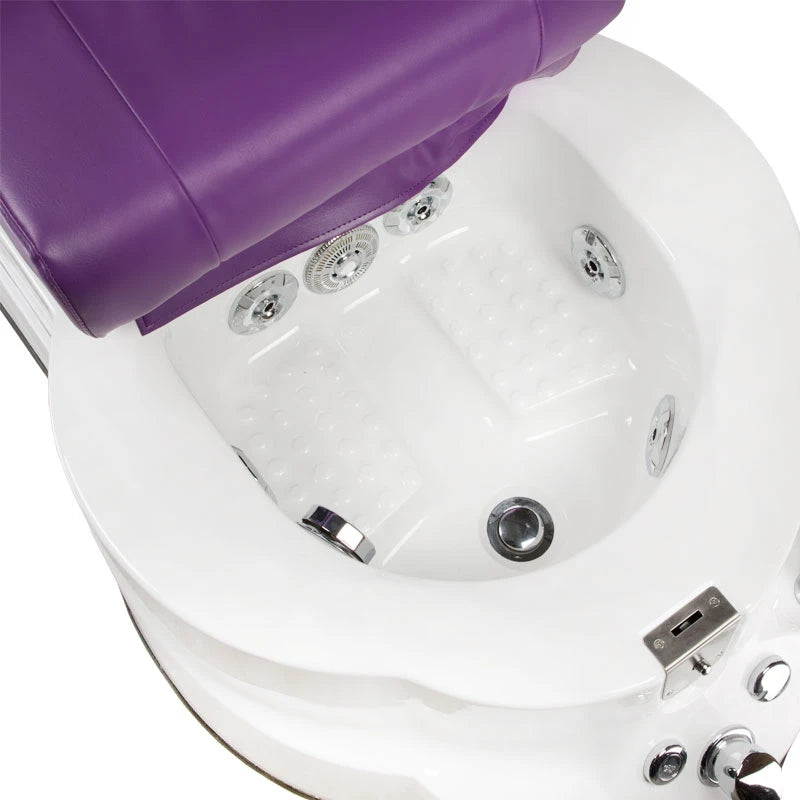 Pedikürstuhl mit Massage BR-3820D, Violett